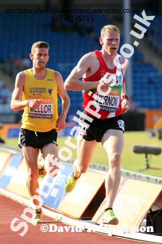 Mens 5000 metres, Sainsbury's British Champs, Alexander Stadium, Birmingham. Photo: David T. Hewitson/Sprts for All Pics